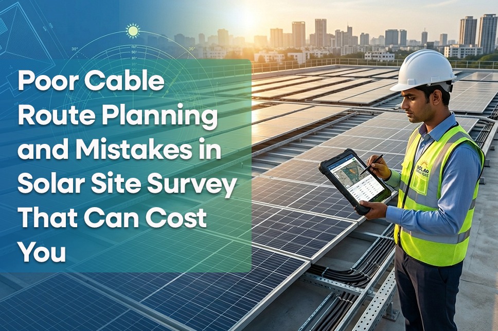 Poor Cable Route Planning and Mistakes in Solar Site Survey That Can Cost You